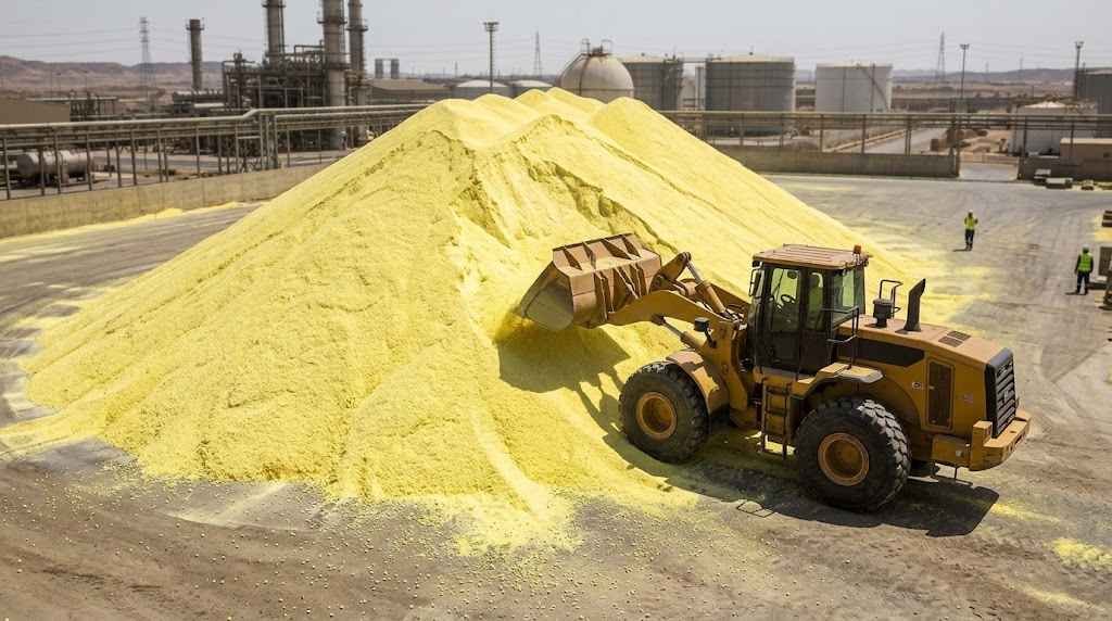 Bulk Granular Sulphur Loading