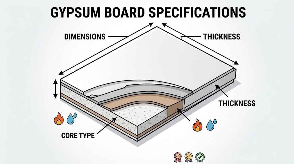 Standard Gypsum Board for Interior Walls
