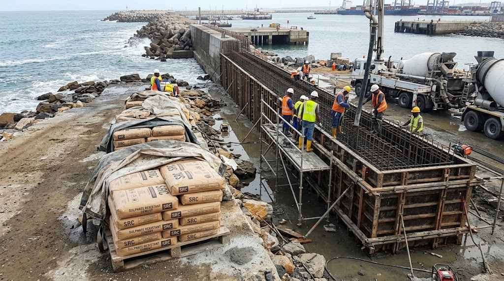 Sulphate Resistant Cement for Marine Structures