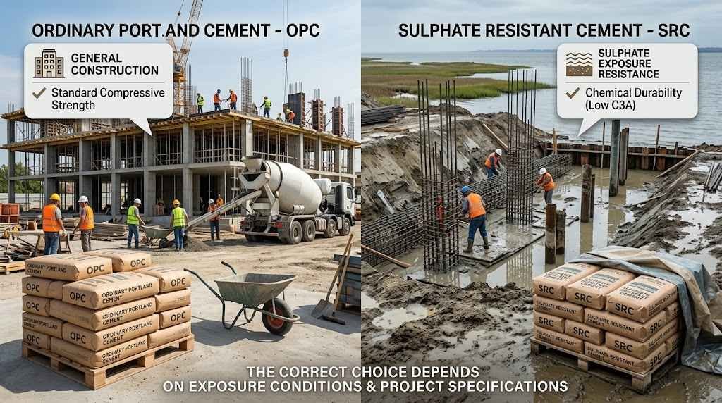 SRC Cement for Sulphate Rich Soil Conditions